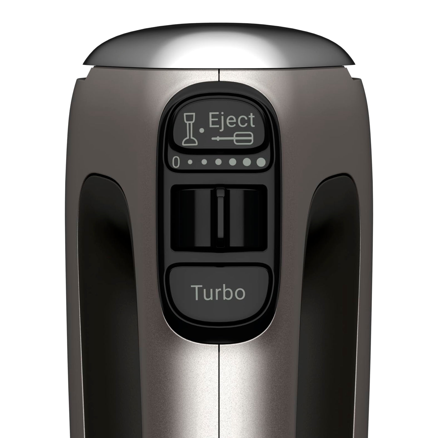 Tefal HT650E Power Mix Silence Handmixer | 600 Watt | variabler Geschwindigkeitsregler | Turbo- und Auswurf-Funktion | extrem leiser Motor | inkl. 2 Rührbesen und 2 Knethaken | Grau