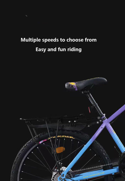 Wmmner Mountainbike 26 Zoll Speed Offroad Herren Rennrad Erwachsene Frauen Jugendliche Mittelschüler Rennrad/C/24-Gang