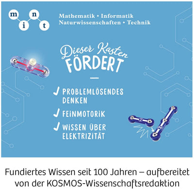 KOSMOS 620530 Easy Elektro - Light. Erste elektrische Stromkreise erstellen. Spielerisch die Elektrizität entdecken. Experimentierkasten zu Elektrotechnik für Kinder ab 8-12 Jahre