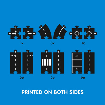 Waytoplay Expressway - Die Flexible Spielzeugstraße, 16 st. Spielen Sie mit Ihren Autos drinnen und draußen. Hergestellt in den Niederlanden