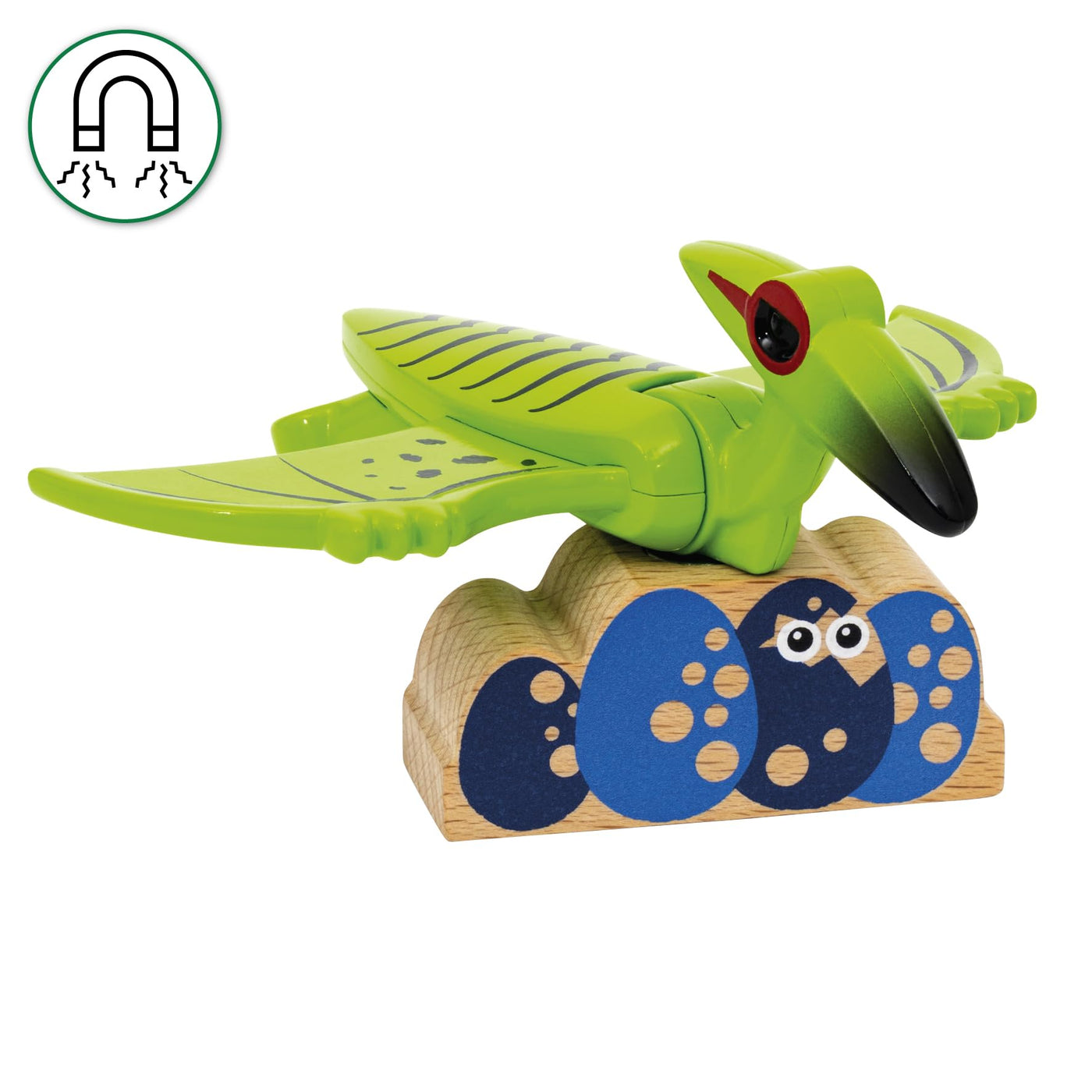 BRIO World - 36096 Dinosaurier Batteriezug - Spielzeugzug für Kinder ab 3 Jahren