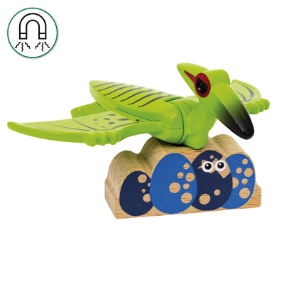 BRIO World - 36096 Dinosaurier Batteriezug - Spielzeugzug für Kinder ab 3 Jahren