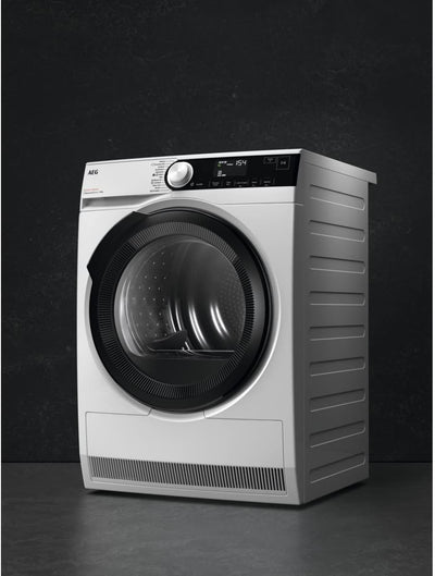 AEG TR8T70680 Wärmepumpentrockner / Serie 8000 mit AbsoluteCare® / Testsieger der Stiftung Warentest / 8,0 kg / A+++ / energiesparend / Mengenautomatik / Knitterschutz / Kindersicherung / Schontrommel
