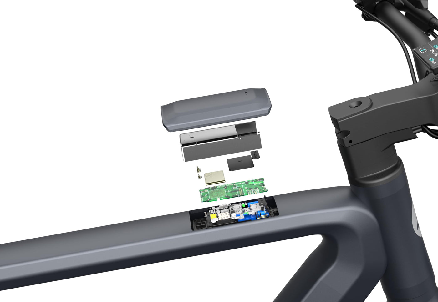 A Dece Oasis ADO e Bike Air30/Air30pro/Air30Ultra, 28 Zoll 700C, Elektrofahrrad,370,00 Wh Akku, ebike Damen/Herren, Riemenantrieb,ADO Smart APP,3,5-Zoll-IPS-Display (Air 30 Pro (2-Speed), Grau)