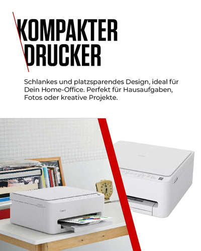 Canon PIXMA TS4150I -WLAN-Multifunktionsdrucker mit Papierkassette und Frontbedienung & Duplexdruck | Kabelloses Drucken vom Smartphone leicht gemacht PIXMA Print Plan kompatibel