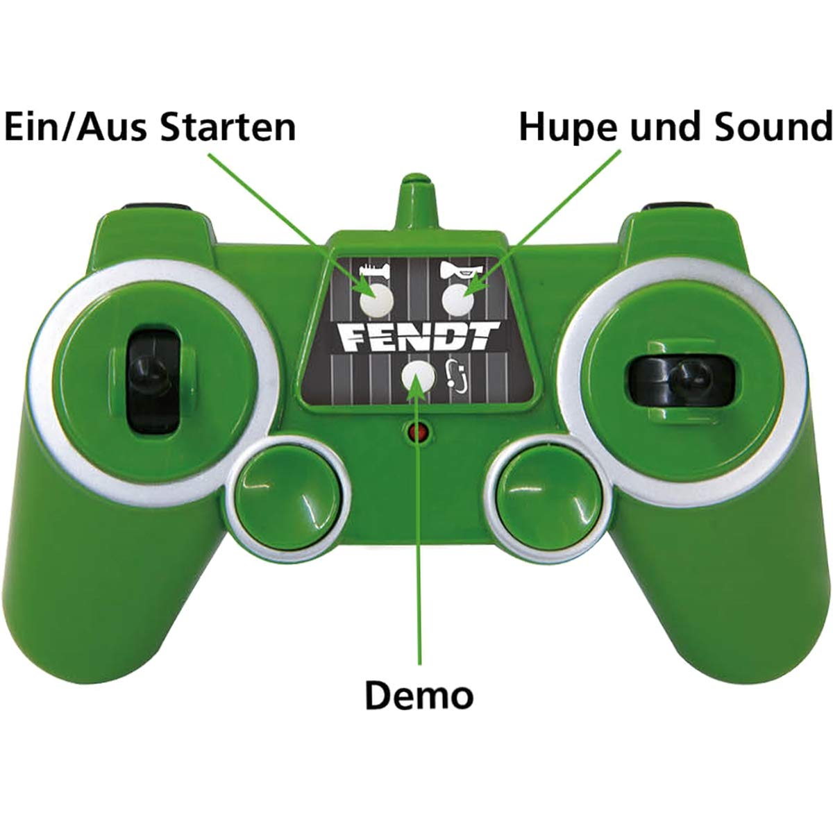 Stimo Fendt Traktor 1050 Vario ferngesteuert (1:16 2,4Ghz) RC Motorsound mit Sound Beleuchtung und verschiedenen Fahrfunktionen (Fendt Traktor)