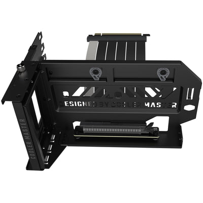 Cooler Master Vertical GPU Holder Kit V3 – Für E-ATX/ATX/mATX PC-Gehäuse & PCI-E 4.0-Geräte, anpassbare modulare Grafikkartenunterstützung, dicke SGCC-Stahlhalterung, inkl. 165mm Riser-Kabel – Schwarz