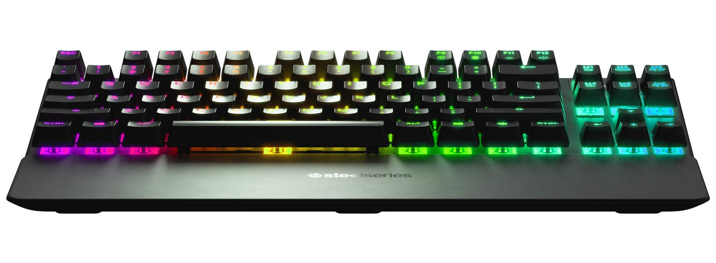 SteelSeries Apex 7 TKL - Mechanische Gaming-Tastatur – Kompakt (TKL) – OLED Smart Display – Rot Schalter – Deutsches (QWERTZ) Layout - Kompakt (TKL)
