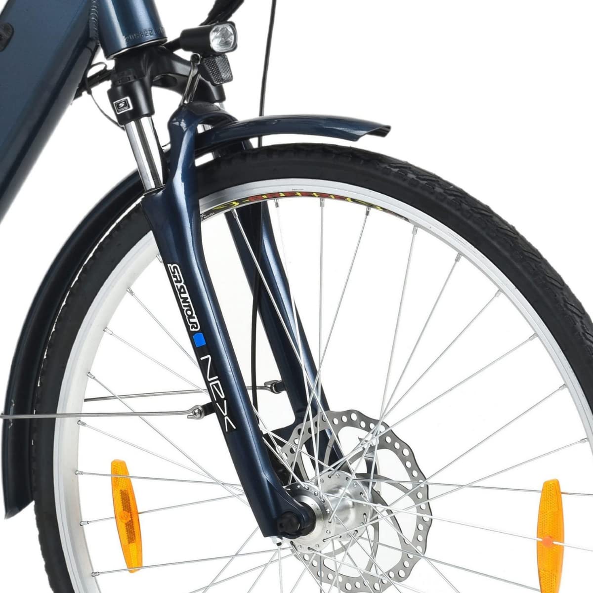 smartEC Trek-28H E-Bike Trekking Herren 250W Hinterradmotor Li-Ion Akku 36V/13Ah Elektrofahrrad 28 Zoll Reichweite 90km bis 25 km/h Trekking City (Schwarz)