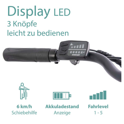 TRETWERK - 28 Zoll E-Bike Herren Pedelec - Mystic grau - E-Citybike Herrenfahrrad mit 7 Gang Shimano Nexus Nabenschaltung - Elektrofahrrad mit Frontmotor 250W, 36V