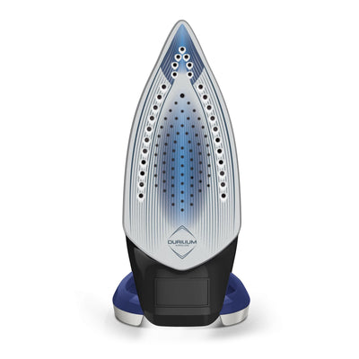 Tefal Ultragliss Plus Anti-Kalk Dampfbügeleisen, 2800 Watt, abnehmbarer Kalk-Kollektor, 50 g/Min. Dampfabgabe, 260 g/Min. Dampfstoß, Abschaltautomatik, Made in France, blau/weiß, FV6846