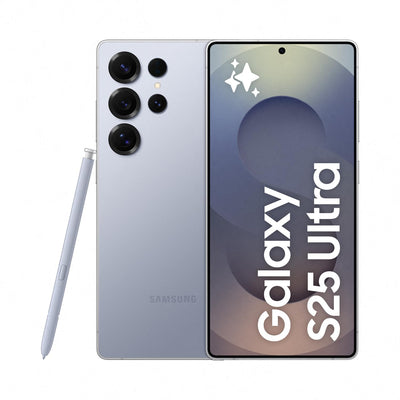 Samsung Galaxy S25 Ultra AI Smartphone mit Galaxy AI, ohne Vertrag, AI Handy mit Android, 12 GB RAM, 256 GB Speicher, 200-MP-Kamera, Titanium Silverblue, 3 Jahre Herstellergarantie