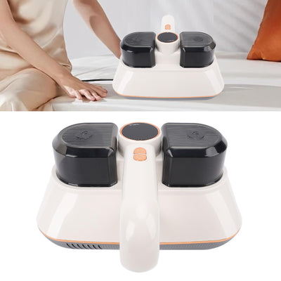 Matratzenstaubsauger, 1800 MAh Kabelloser Bettstaubsauger mit 253,7 Nm UV-C-Licht und 8500 Pa Saugleistung, 200 Ml Staubkapazität, Tiefenreinigung für Sofa, Bett, Stoff, Tierhaare