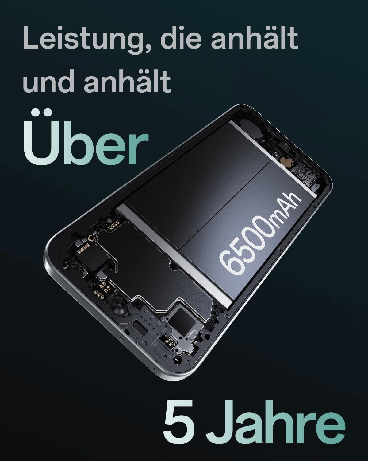 OPPO A6 Pro 5G 8+256GB, KI-Android-Smartphone (freigeschaltet), 6,57-Zoll 120Hz AMOLED-Display, 50+16-MP-KI-Kamera, 6500-mAh-Akku, IP69, Lunar Titanium (inkl. 80-W-SUPERVOOC-Ladegerät & Kopfhörer)