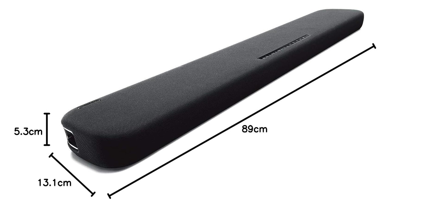 Yamaha YAS-109 Soundbar/TV Lautsprecher (mit integrierter Alexa Sprachsteuerung und 3D Surround Sound – Bluetooth kompatibel für kabelloses Musikstreaming) schwarz