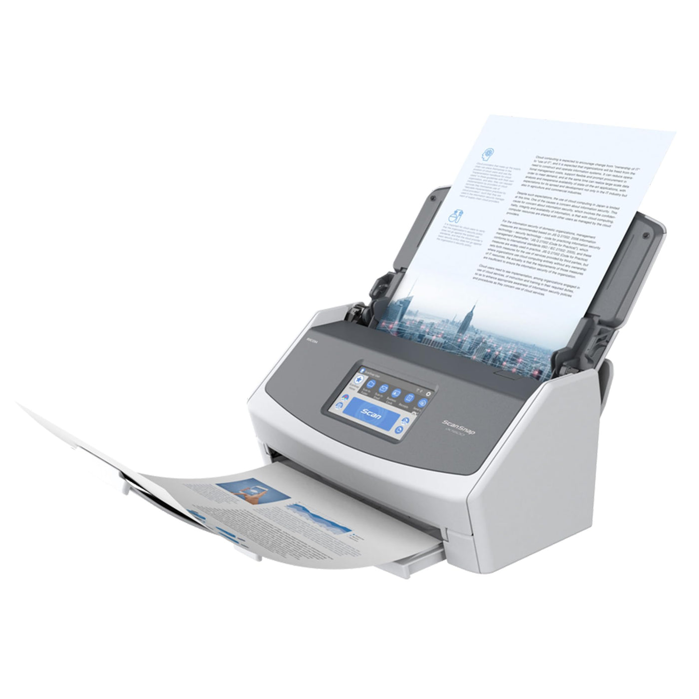 iX1600 ScanSnap Scanner (White) - A4, A5, A6, B5, B6, Visitenkarte, Postkarte, Letter, Legal und Benutzerdefiniert, Duplex, Wi-Fi, USB3.2, (40 Seiten/80 Bilder/Min) mit ADF, White, ADF, 40 ppm