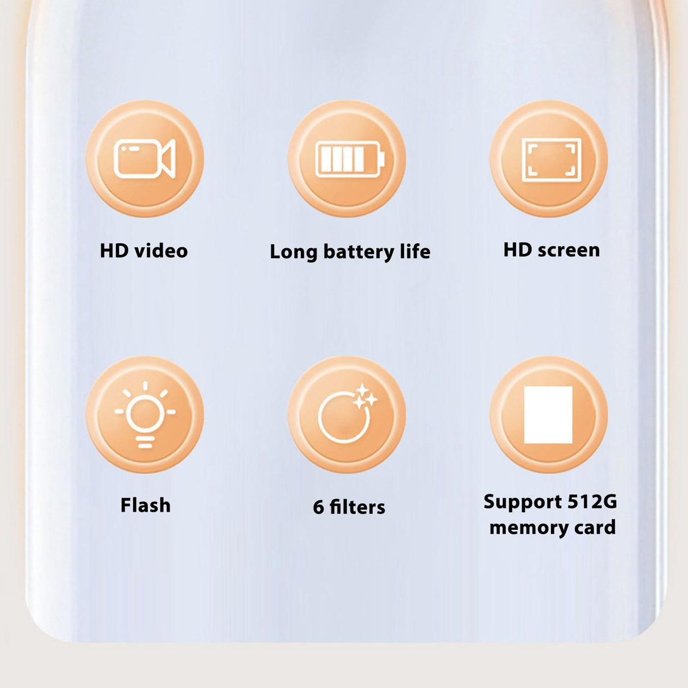 Kleine DV Kamera, 1080P HD Daumenkamera mit 1,44 Zoll Farbbildschirm, Videorecorder mit 180 mAh Akku für Vlogging, Abschlussgeschenke (Black)