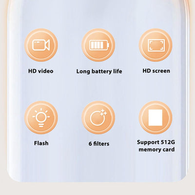 Kleine DV Kamera, 1080P HD Daumenkamera mit 1,44 Zoll Farbbildschirm, Videorecorder mit 180 mAh Akku für Vlogging, Abschlussgeschenke (Black)