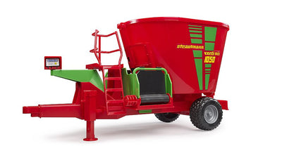bruder 02127 - Strautmann Verti-Mix 1050 Futtermischwagen - 1:16 Mischwagen Bauernhof Pferdehof Landwirtschaft