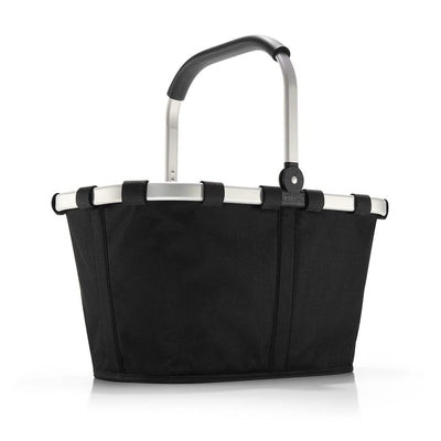 reisenthel carrybag in Schwarz – Stabiler Einkaufskorb mit viel Stauraum und praktischer Innentasche – Elegantes und wasserabweisendes Design