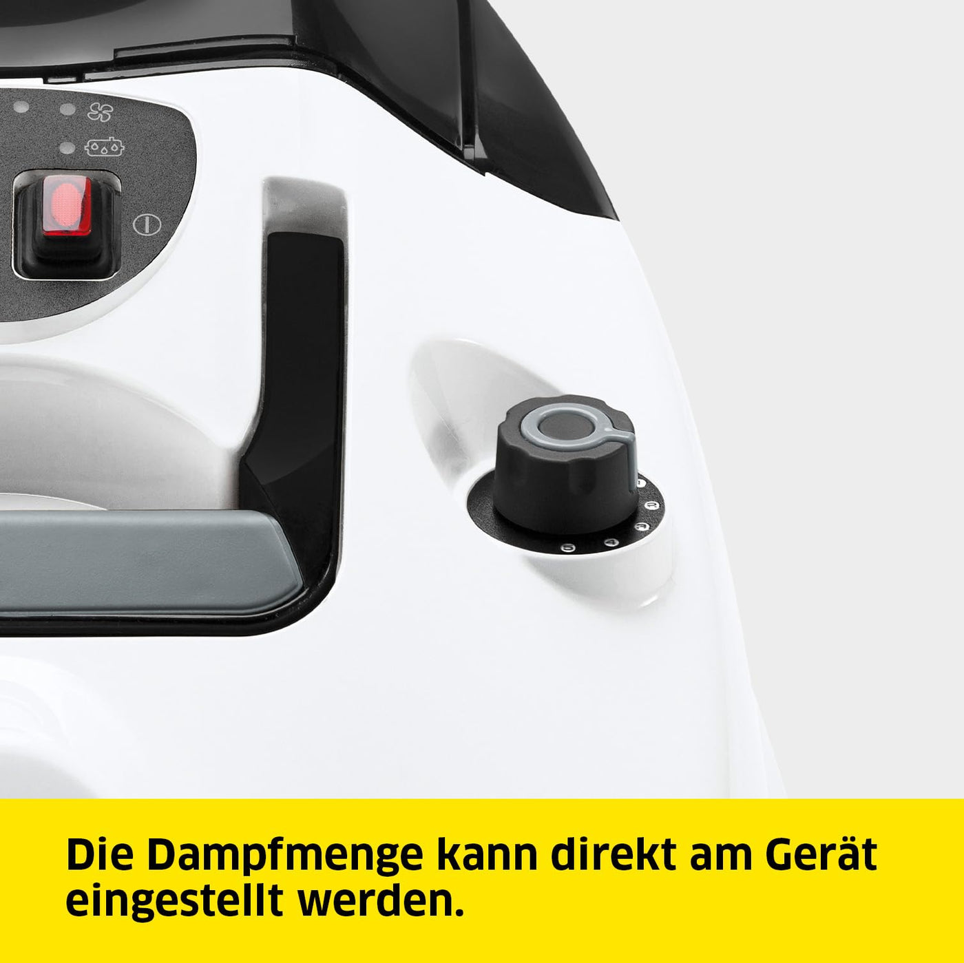 Kärcher Dampfsauger SV 7, Dampfdruck: 4 bar, Aufheizzeit: 5 min, Saug- und Dampfmengenregulierung, mehrstufiges Filtersystem, 2-Tank-System, mit Bodenreinigungsset, Polster- und Fugendüse, Möbelpinsel