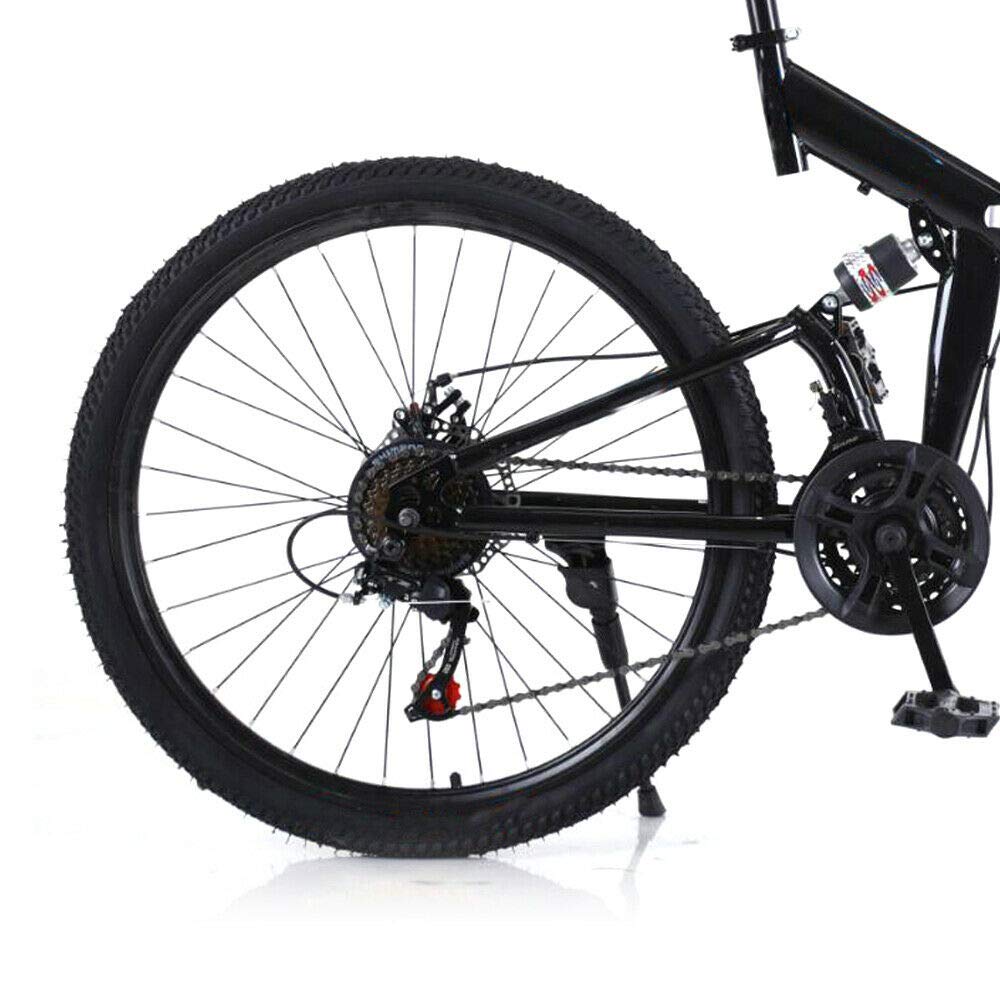 Kaibrite 26 Zoll Faltrad Klapprad Klappfahrrad 21 Gang Fahrräder Klappfahrrad Faltrad Lastgewicht 150 kg Folding Bike Faltbares Mountainbike