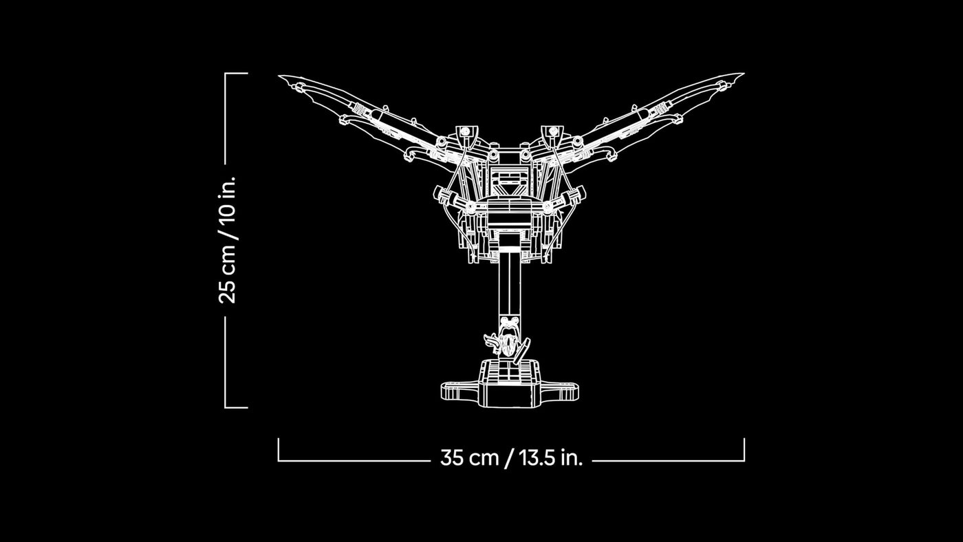 LEGO Icons Leonardo da Vincis Fluggerät mit schlagenden Flügeln - Inklusive Minifigur & Ständer - Bauset für Erwachsene - Deko-Set für Zuhause - Geschenkidee - 10363