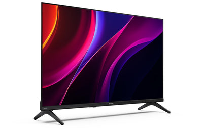 SHARP 32HE2345E – TiVo TV, 32" HD, Rahmenlos, 60 Hz, HDR10, 2x8 W Sound, 3X HDMI, 2X USB, Farbe: Schwarz