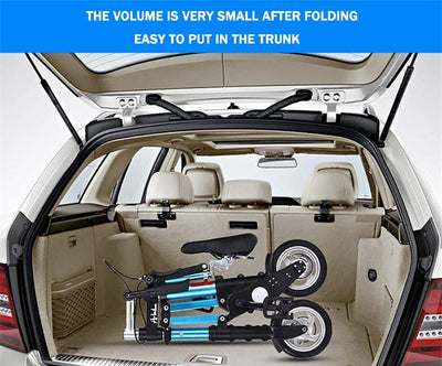 Kcolic Mini Citybike Mit Schnellklappsystem, 8 Zoll Aluminiumräder, Ultraleichtes Tragbares Mini Bike Für Erwachsene E,8in