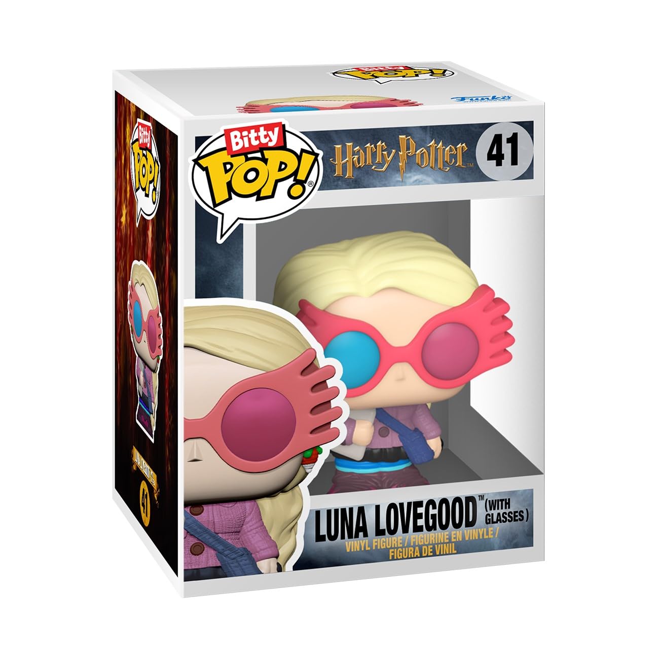 Funko Bitty Pop! Display: Harry Potter - Hogwarts Castle - Albus Dumbledore™ and Luna Lovegood™ and Can Display A Total of 18 Characters und eine Überraschungs-Mini-Figur - 0.9 Inch (2.2 cm) - Nan