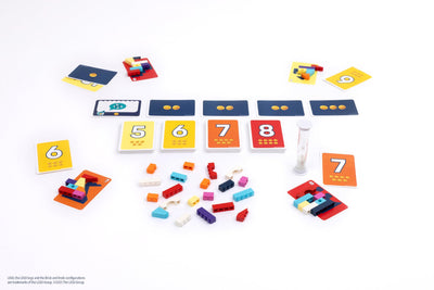 Asmodee Brick Like This! Das offizielle Lego-Partyspiel - Schnelles, lustiges Bauspiel für Familien, Kinder, Jugendliche und Erwachsene – 15 Minuten, für 2-8 Spieler ab 7 Jahren, Deutsch Version