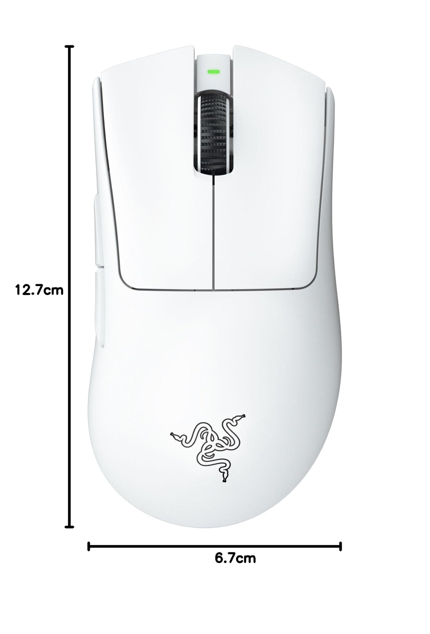 Razer DeathAdder V3 Pro - Leichte kabellose Ergonomische Esports-Maus (64g Leichtes Design, Focus Pro 30K Optischer Sensor, Mausschalter Gen-3, HyperSpeed Wireless) Weiß
