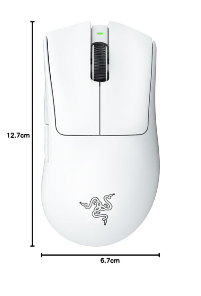 Razer DeathAdder V3 Pro - Leichte kabellose Ergonomische Esports-Maus (64g Leichtes Design, Focus Pro 30K Optischer Sensor, Mausschalter Gen-3, HyperSpeed Wireless) Weiß