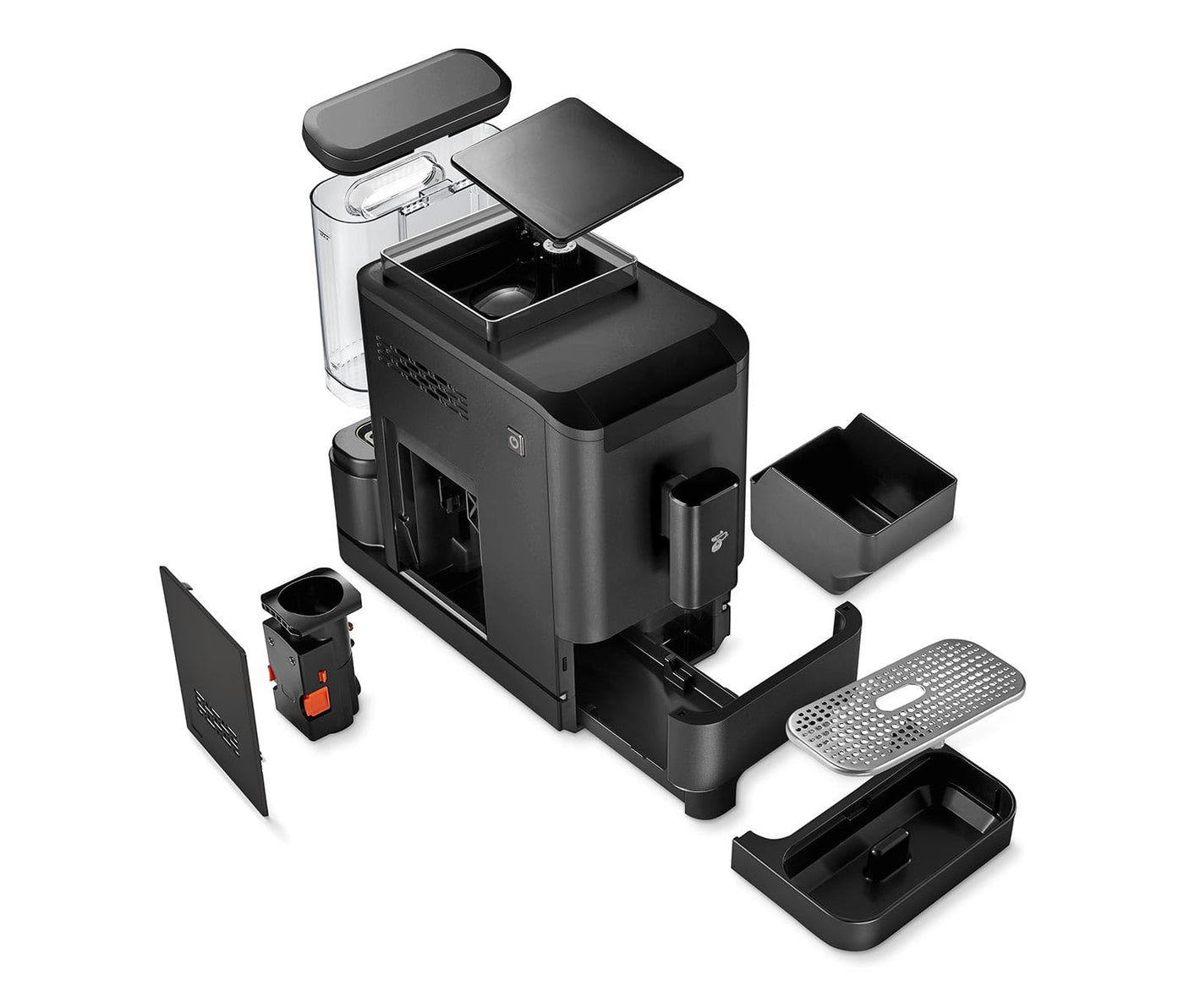 Tchibo Kaffeevollautomat Esperto2 Caffè mit 2-Tassen-Funktion für Caffè Crema und Espresso, Granite Black - INKLUSIVE Kaffeeprobierset GRATIS