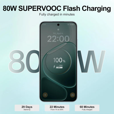 OPPO A6 Pro 5G 8+256GB Handy, AI Smartphone Android Ohne Vertrag, Batterie 6500mAh, 80W SUPERVOOC, Dimensity 6300 5G, Bildschirm 120Hz 6,57" AMOLED, IP69, AI-Kamera 50+2MP, NFC, Dual SIM, Silber