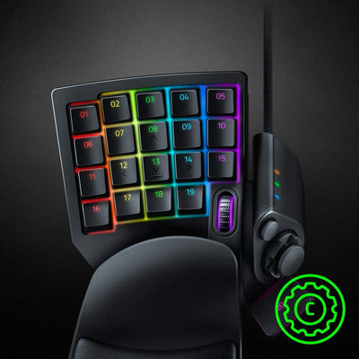 Razer Tartarus V2 - Gaming Keypad (Gamepad mit mecha-membranen Tasten, 32 programmierbare Tasten, 8-Wege Thumbpad, Handballenauflage, Hypershift, RGB Chroma Beleuchtung) Schwarz
