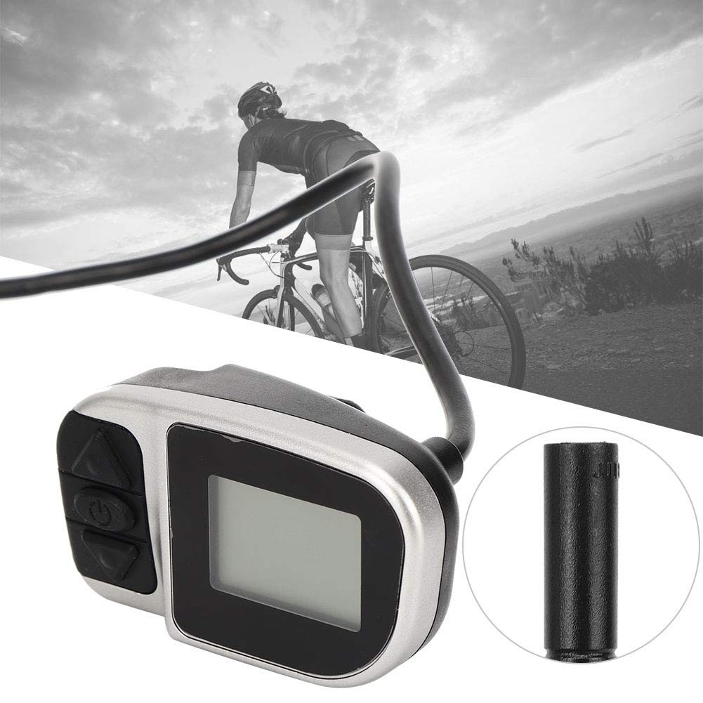 Qukaim MotorLCD Elektrozähler LCD Elektrozähler für TSDZ2 VLCD6 Motor, Mischmaterial, 6 Kerne, praktisches Display