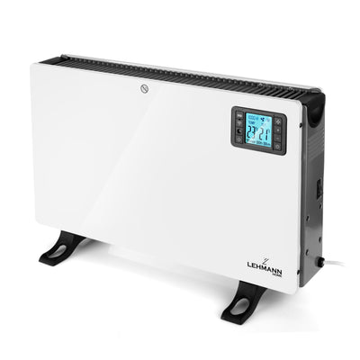 LEHMANN LHOHC-2013C Konvektor Heizung Heizkörper 2000 W | Elektroheizung mit 3 Heizstufen 750/1250 / 2000 W | Elektro Konvektorheizung mit LED-Anzeige, APP WiFi, Timer und Fernsteuerung
