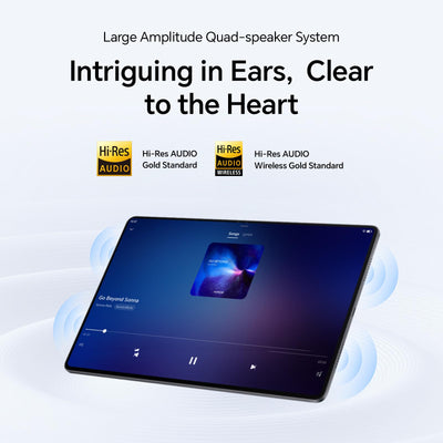 HONOR Pad X8a – Tablet, WLAN, 11 Zoll, 4 GB + 128 GB, Display 90 Hz FullView, Akku 8300 mAh, 4 Lautsprecher, Metall Body, Android 14, Space Grey