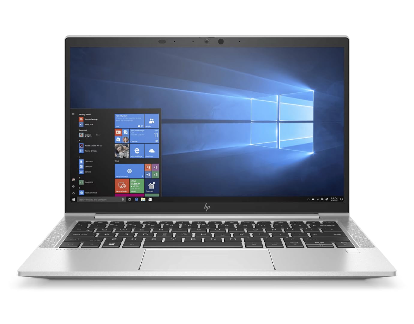 HP EliteBook 830 G7 13,3 Zoll Touch Display Full HD Intel Core i5 10310U 256GB SSD Festplatte 16GB Speicher Windows 11 Pro LTE Fingerprint Webcam Notebook Laptop (Generalüberholt)