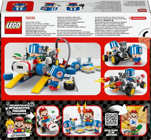 LEGO Super Mario: Mario Kart – Toads Werkstatt, Nintendo Charakter, anpassbares Spielzeug, Abenteuer Spielset, Geschenk für Jungen, Mädchen und Gamer ab 8 Jahren 72035
