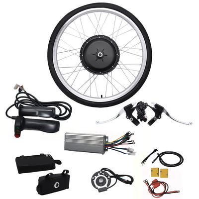 czyuRachel 26 Zoll E-Bike Vorderrad, 36v 250w Elektrofahrrad Umbausatz Conversion Motor Kit Ebike Conversion Kit Electric Bicycle Umbausatz Pedelec Umbausatz Mit Qualität Controller Tasche