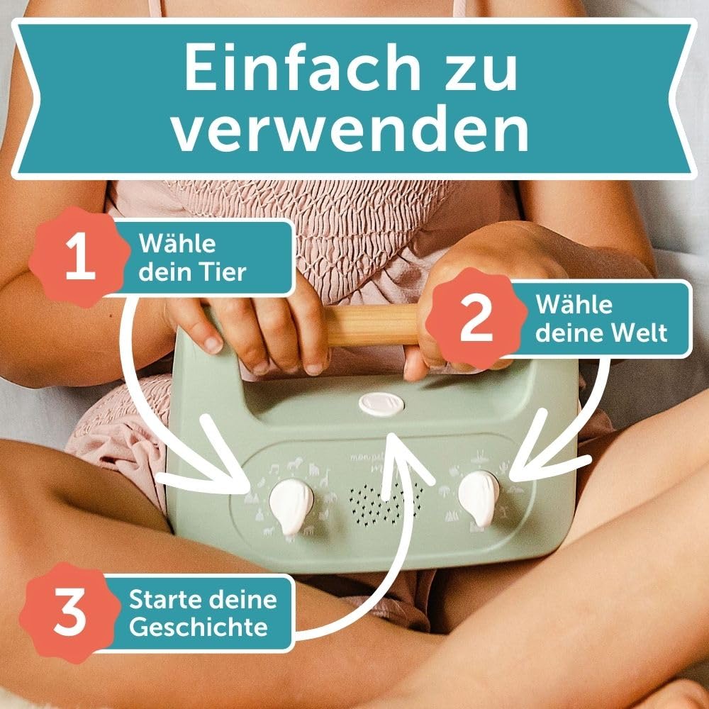 Morphée | My Little Morphée - Meditationsbox zur Schlafförderung & Beruhigung von Kindern ab 3 Jahren, ohne Wellen & ohne Bildschirme - 700.000 Nutzer (Deutsch, Englisch, Französisch, Spanisch)
