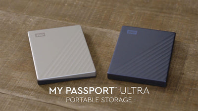 WD My Passport Ultra externe Festplatte 5 TB (mobiler Speicher, Metallgehäuse, herunterladbare Software, automatische Backups, Passwortschutz) Blau - auch kompatibel mit PC, Xbox, PS4 und PS5