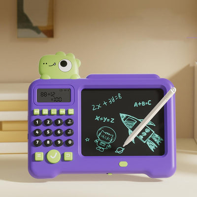 Lernspielzeug zum Zeichnen, LCD-Schreibtablett - LCD-Zeichen- und Schreibtablett 2-in-1-Elektrospielzeug,Löschbarer Zeichenblock National Learning Doodle Board Lernspielzeug für Kleinkinder