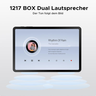 DOOGEE Tab A9 Tablet 10 Zoll Android 15, Tablet mit Tastatur/Stift/Maus/Hülle, 12GB RAM+64GB ROM(TF 2TB), 6580mAh, Unisoc T310, Dual Speaker, 5G WiFi, HD IPS Display, 8MP, GMS, BT5.0, 3.5mm, Face ID