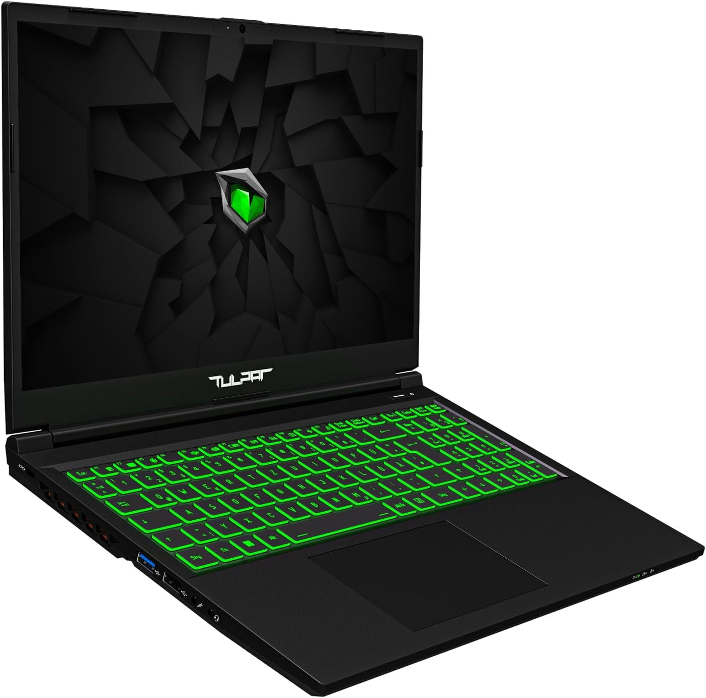 TULPAR T5 V23.4 Gaming Laptop | 15,6'' FHD 1920X1080 144HZ IPS LED-Display | Intel Core i7 12700H | 16 GB RAM | 1 TB SSD | Nvidia RTX 4060 | Windows 11 | Gaming Notebook