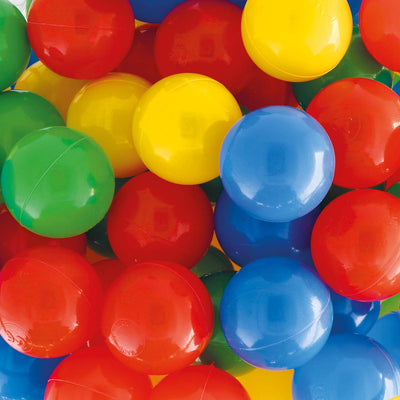 Bieco Bälle für Bällebad | 250 Stück, Größe ca. 6 cm | Bunte Kinder Bälle | Plastic Balls | Geeignet für Babys