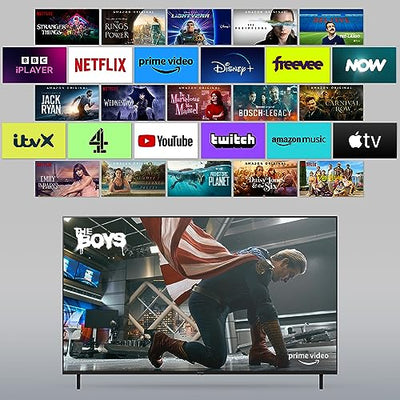 Panasonic TX-55MXW834, 55 Zoll 4K Ultra HD LED Smart TV, High Dynamic Range (HDR), Dolby Atmos & Dolby Vision, Fire TV, Prime Video, Alexa, Netflix, Game Modus, Schwarz
