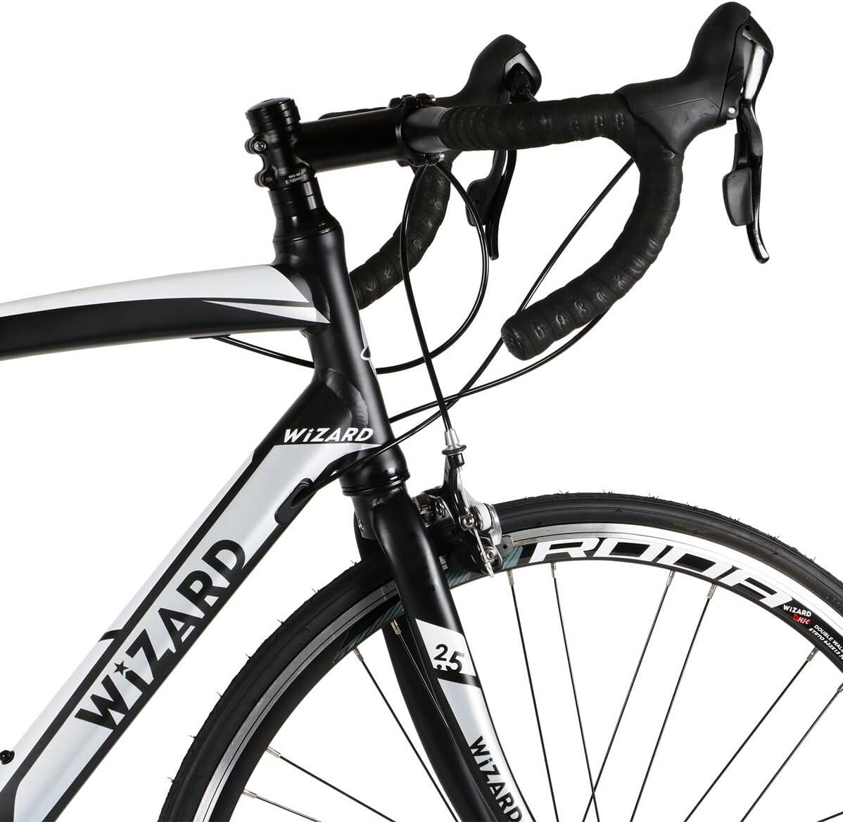 28 Zoll Rennrad Wizard Spark 2.5 Shimano Claris 16 Gang Race Bike Fahrrad Rh 56cm schwarz